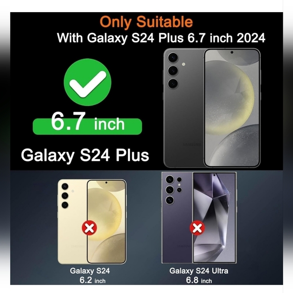 Galaxy S24 Plus Hard Screen Protectors (3pack) - Picture 3 of 6